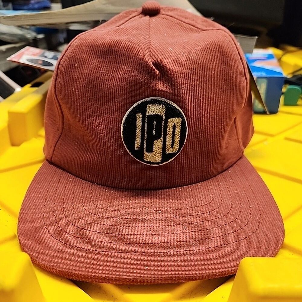 New Burgandy Red IPD Surf Adjustable Hat 5 Panel Cap